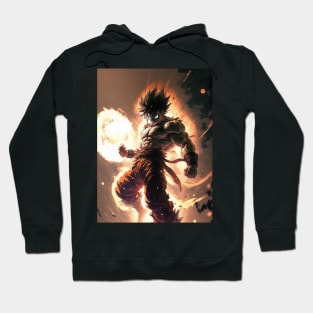 Son Goku Fiery Hoodie